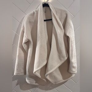 Lucky Brand Cream Textured Cardigan